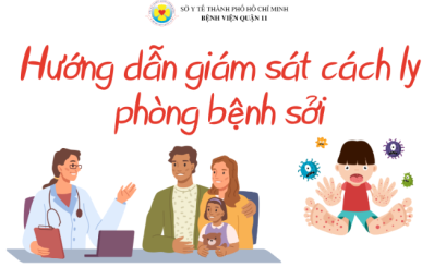 (HCDC) - Hướng dẫn giám sát cách ly phòng bệnh sởi